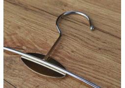 Плечики-вішалка для білизни (хромована з прищепками) №2